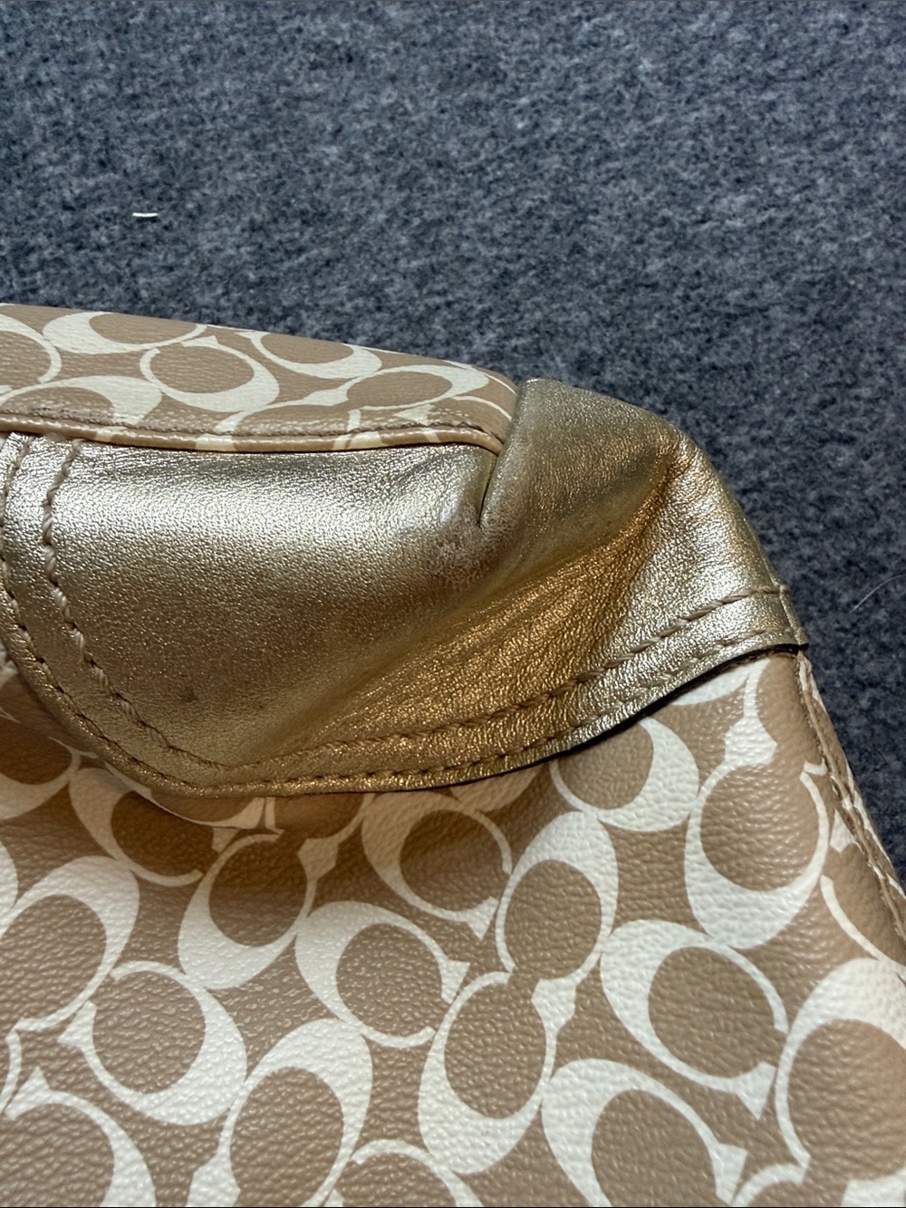 Coach Chelsea Heritage Stripe Signature Tote Bag - Picture 12 of 13